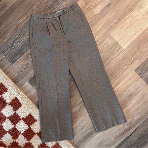 Eddie Bauer houndstooth gingham wool dress pants